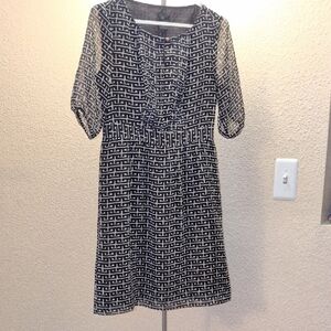 Ann Taylor Elegant Black Dress